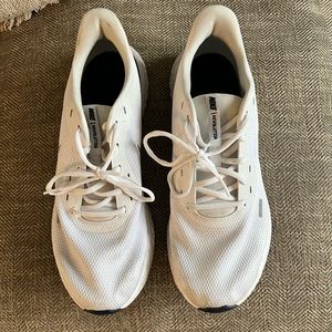 White and blue size 13 Nike